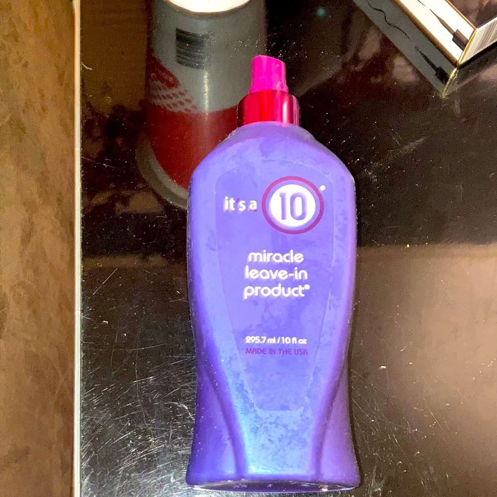 It’s a 10 miracle leave in product 10 fluid ounces big bottle